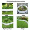 10 Pcs Garden Landscape Edging Panels No Digging Fence Border Connectable
