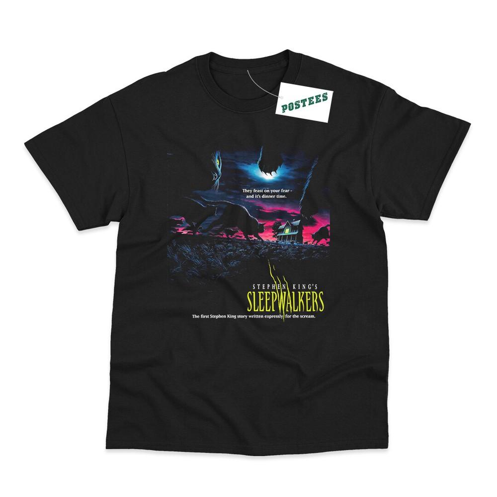 Retro Movie Poster Inspired By Stephen King#039;s Sleepwalkers DTG Printed TShirt Unisex T-Shirt
