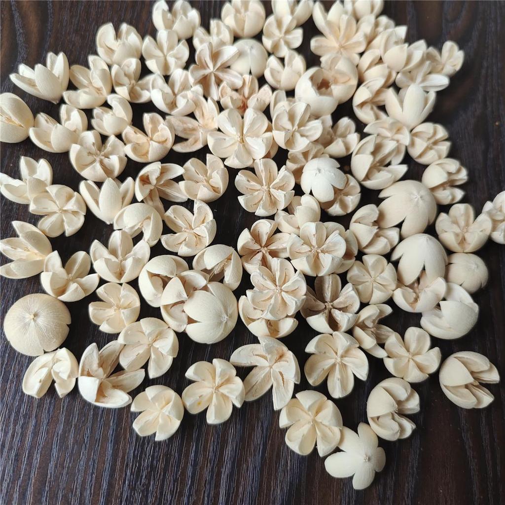 Bleached Dyed Floral Art Material - Loose Dried Pistil Flowers, Cross Fruit Plant, 1 kg
