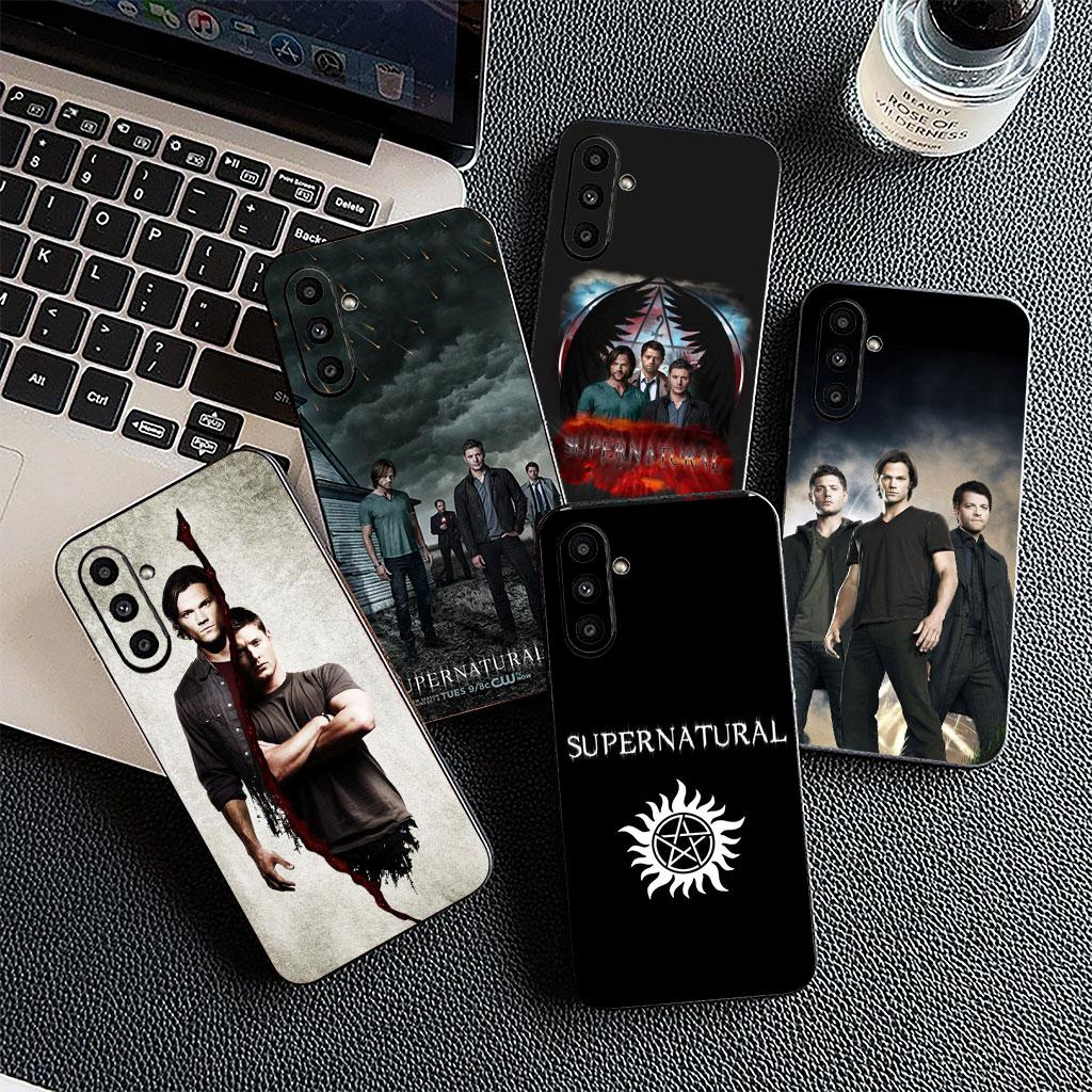 Постер S-Supernaturals Чехол для телефона Samsung Galaxy Note 20 9 8 S8 S10 S9 Plus A54 A33 A21S A31 M21 S10E A17 Мягкий чехол