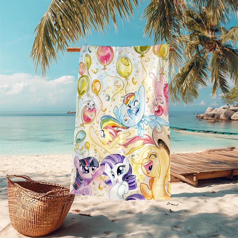 1Pc Purple Unicorn Dreams Beach Towel Microfiber Beach Towel Thin Absorbent For Beach Swimming Yoga Bath Sports 0917124