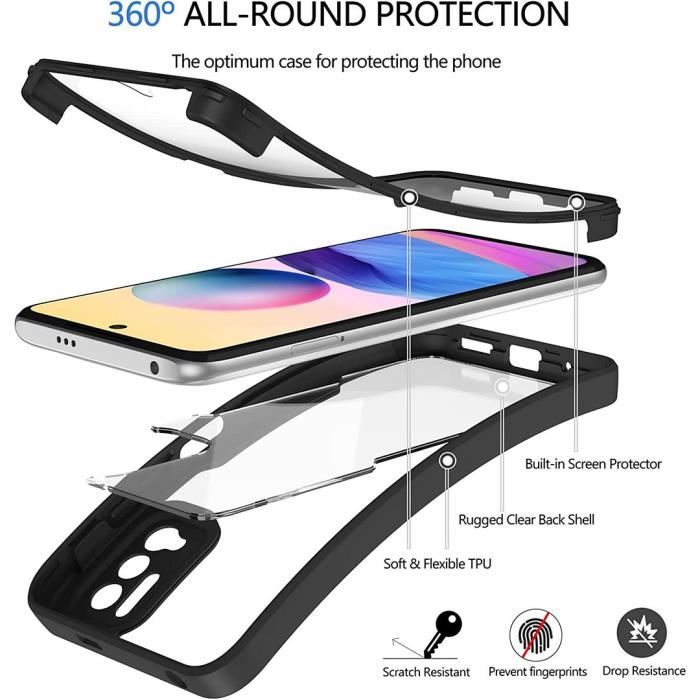 Coque - Redmi - Note 10S - Protection 360 Degré - Anti-Rayure - Rigide