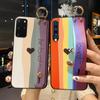 Чехол для Samsung Galaxy S9 S10 S20 FE S21 ultra A52 A51 A31 A12 A72 A32 A20 A21s A50 A70 A71 Note 20 plus, чехол-держатель для телефона с ремешком на запястье