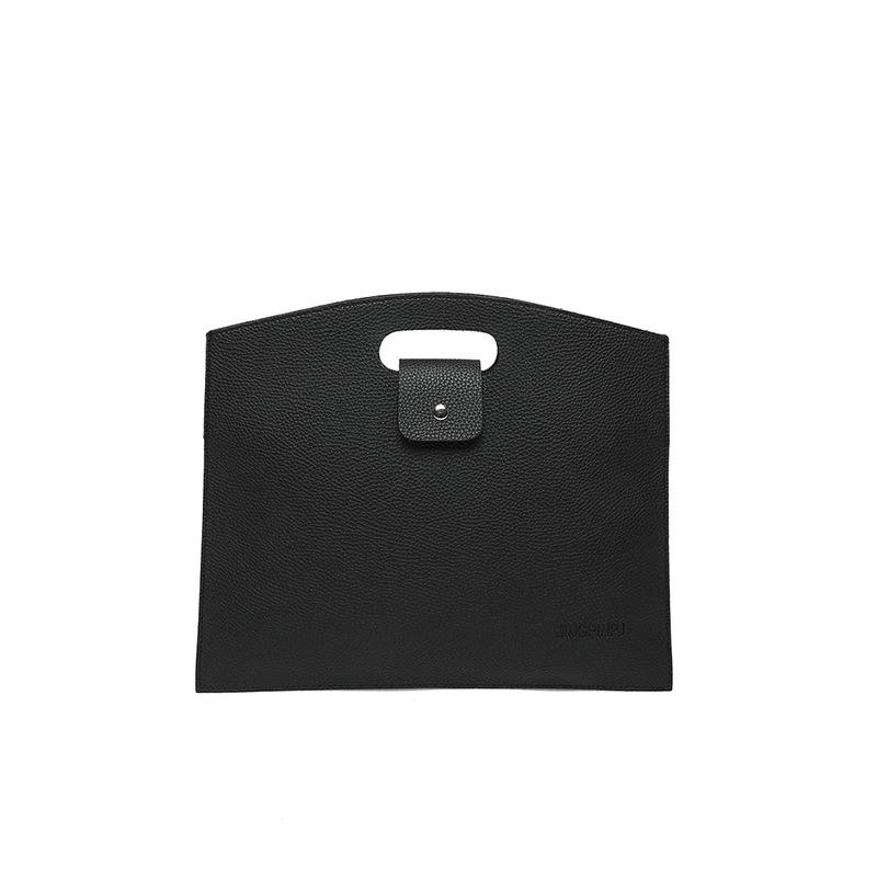 Office Worker Handbag Book Bag Portable Large Capacity Simple Korean Version Commuter Bag Women 2025 Solid Color Women's Bag Tide