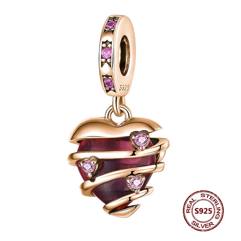 Подвески-хамелеоны, подходят модные оригинальные браслеты, серебро 925 пробы, циркон, осьминог, черепаха, бусина, бабочка, светлячок, подвеска, DIY изготовление ювелирных изделий