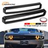 Для 2015-2026 Dodge Challenger Черные Красные Желтые Вставки Решетки Защитная Накладка 2 шт. Передняя Решетка