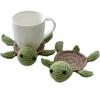 Heat-resistant Duck Crochet Coasters Table Protection Handmade Animal Cup Mat Reusable Absorbent Woven Water Cup Pad Tabletop
