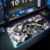 Игровой коврик для мыши Berserk, DIY печать, RGB-подсветка, подсветка клавиатуры, коврик для ноутбука XXL, подставки для стола