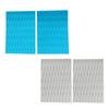 2Pcs Trimmable Surfboard Traction Pad Nonslip Surfboard Skimboard Traction Pad Deck Grip Tail Pad for Boats Deck