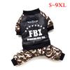 Winter Pet Clothes Large Dog Jacket for Small Dogs Thicken Puppy Jumpsuit Camouflage FBI Big Dogs Coat Clothing S-9XL
