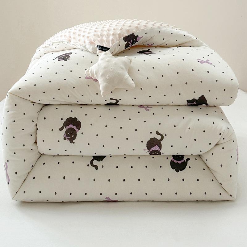 Детское вязаное одеяло для осени и зимы, толстое плюшевое, мультяшное постельное белье, одеяло, удобное, мягкое, теплое, необходимое для детской кроватки