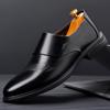 Модные весенне-осенние новые мужские мокасины износостойкие нескользящие удобные мужские туфли повседневные дышащие мужские кожаные туфли
