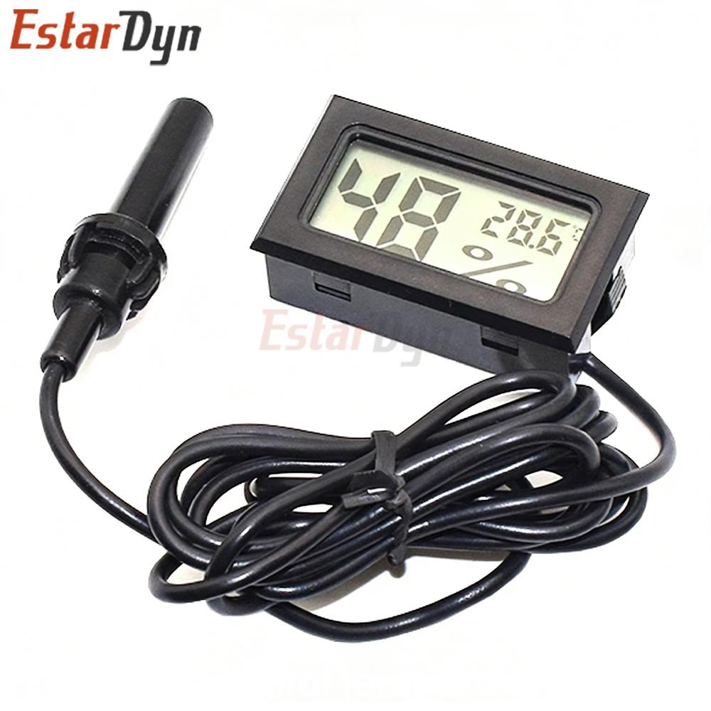 Digital LCD Thermometer Hygrometer Indoor Temperature Humidity Monitor with ±1%RH Accuracy, Battery Included for Home Greenhouse