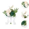 11.4inch Silk Roses Bridesmaid Wedding Bouquet Bride Flower