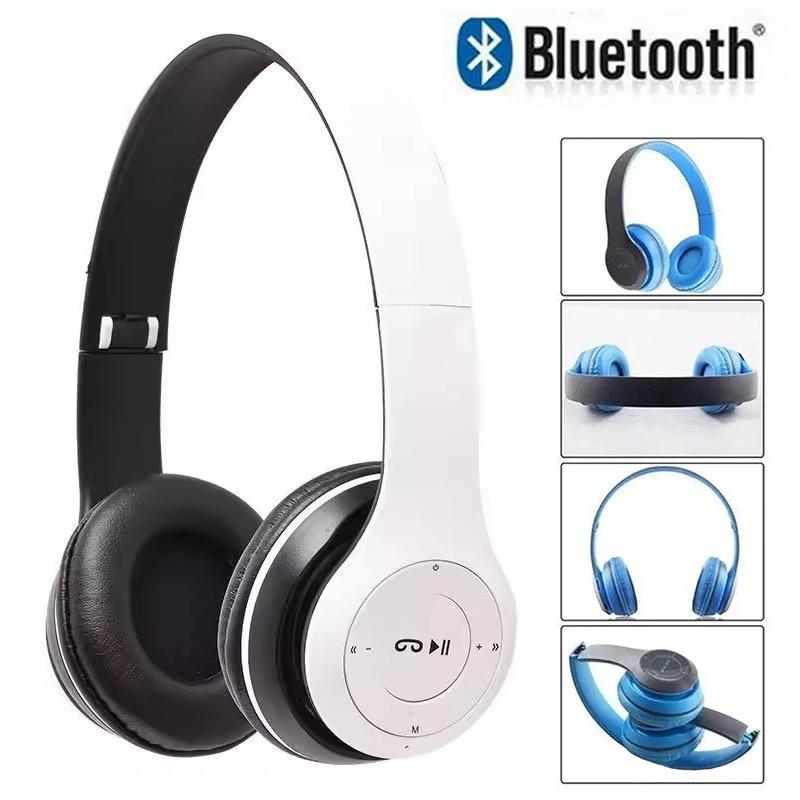 Bluetooth Headsets Gaming Headphones Sports Wireless Earphones Foldable Noise Reduction Music Headsets For iPhone Realme OnePlus