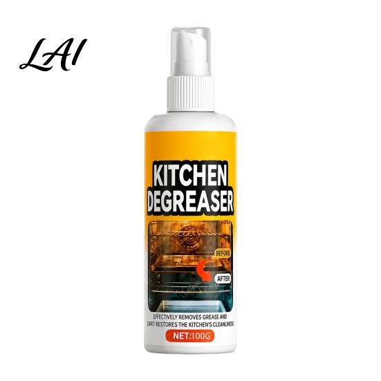 Range Hood Cleaner Grill Spray Heavy-Duty Grease Remover Kitchen Cleaner Effectively Easy Spray Remove Stains Degreaser for BBQ Grates Ovens