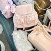 Ballet Sports Style Girly Sweet Bow Double Pocket Backpack Summer Class Commuting Travel Backpack