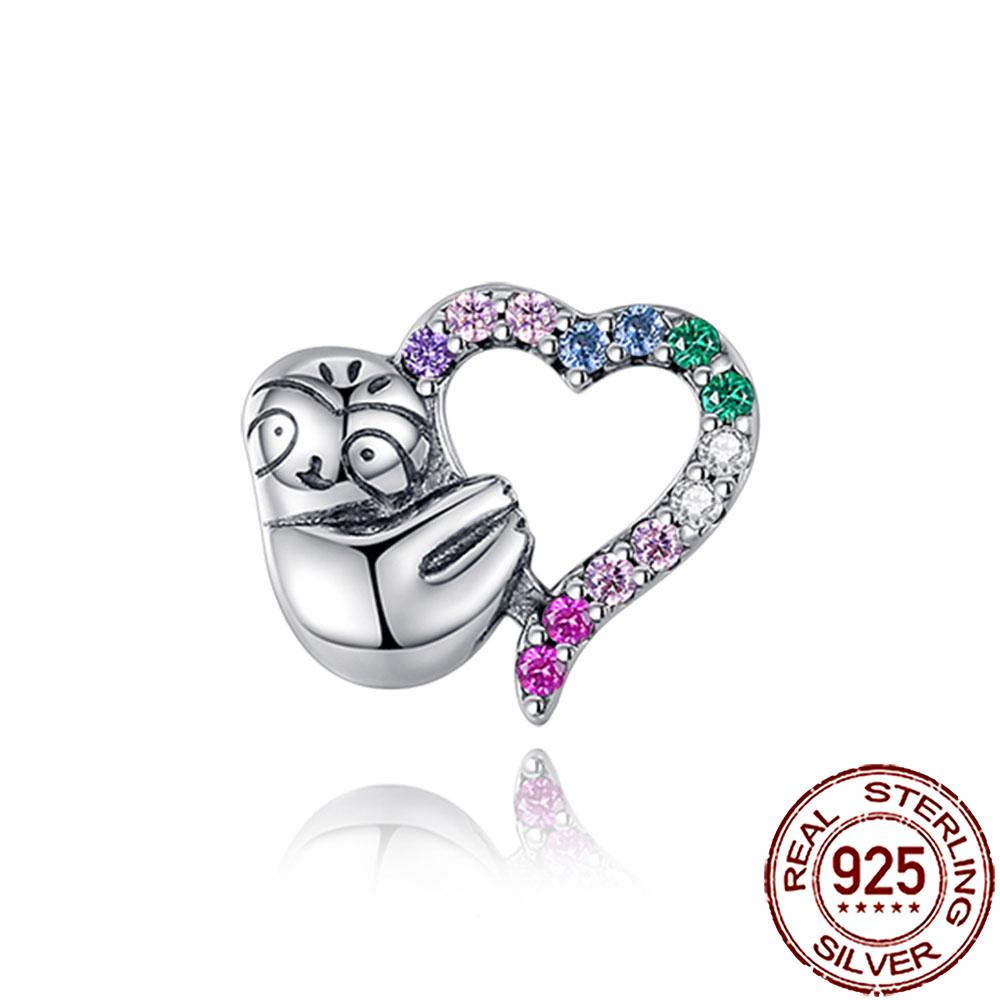 New Charms 925 Silver Cat Dog Flamingo Chameleon Axolotl Animal Beads Fit Bracelet Necklace Women DIY Jewelry