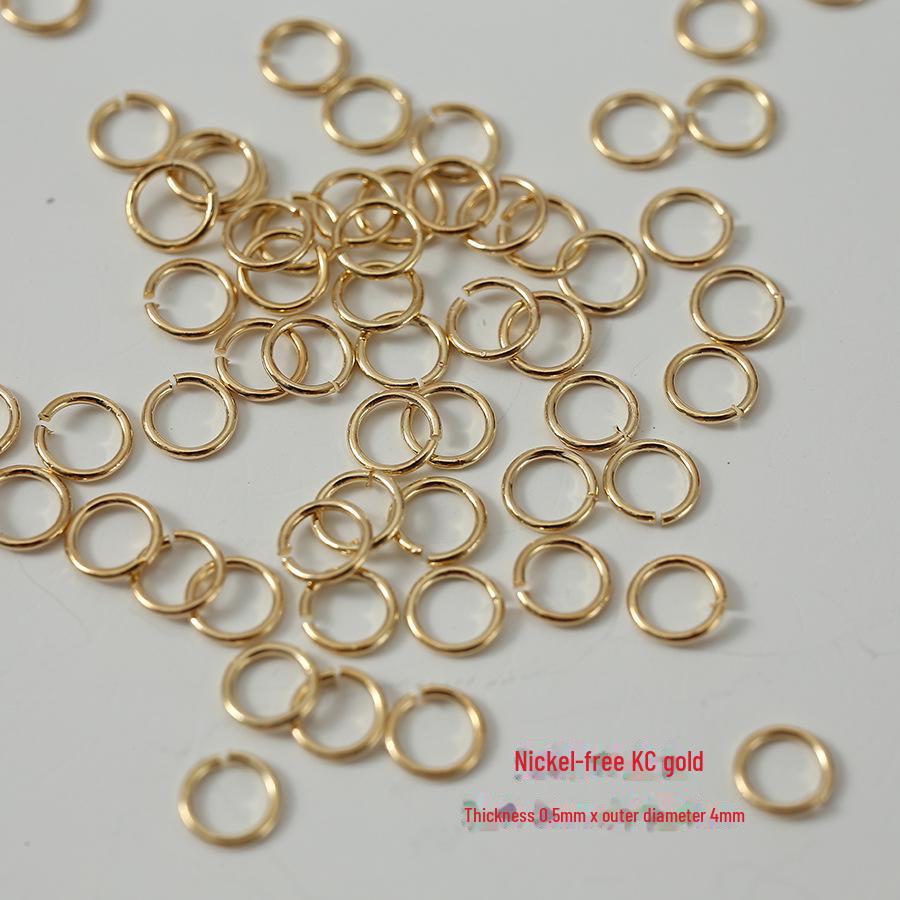 Безникелевые гальванизированные серебряные медные серьги-крючки 925 пробы в цвете KC Gold