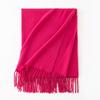 Cashmere Feel Scarf Autumn and Winter Korean Imitation Cashmere Girls High End Shawl Warm Scarf