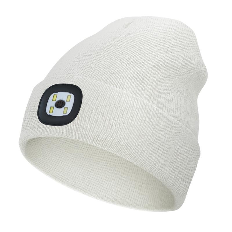 Многофункциональная светящаяся Bluetooth-шапка для музыки с LED-зарядкой