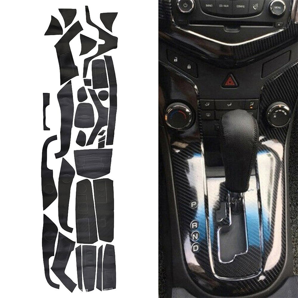 Комплект наклеек на панель приборов для Chevrolet Cruze 09-15, под карбон