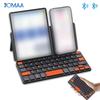 Foldable Bluetooth Keyboard with Stand and Case, JOMAA,Black, Compatible with iOS, Android, Windows