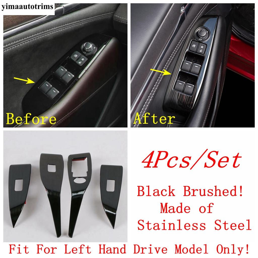 Window Lift Button / Shift Gear Panel / Dashboard Panel Decorative Sequ Cover Trim For Mazda 6 - 2024 Metal Accessories