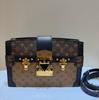 [Б/У] Клатч-сундук Classic Monogram Canvas Съёмный плечевой ремень Покрытие из холста и отделка из телячьей кожи Мягкая коробка Маленький квадратный - Отличное состояние #5L9UG3