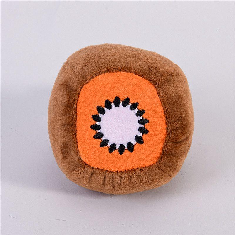 Питомец щенок пищащий пончик игрушка мягкая жевательная игрушка для собак пушистая дрессировка