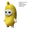 3D Printed Banana Cat Figurine, Banana Cat Collectible Statue, Creative Banana Shape Animal Sculpture Decorations for Home Office Desktop Bookshelf