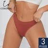 CINOON 3Pcs/Lot Women Sexy Panties Low-waist Comfort Underwear G String Thong Breathable Lingerie Temptation Intimates