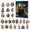 Home Decor 2024 Holiday Advent Calendar Advent Calendar Collectible 2D Funny Animal Set Commemorative Collectible Home Decor