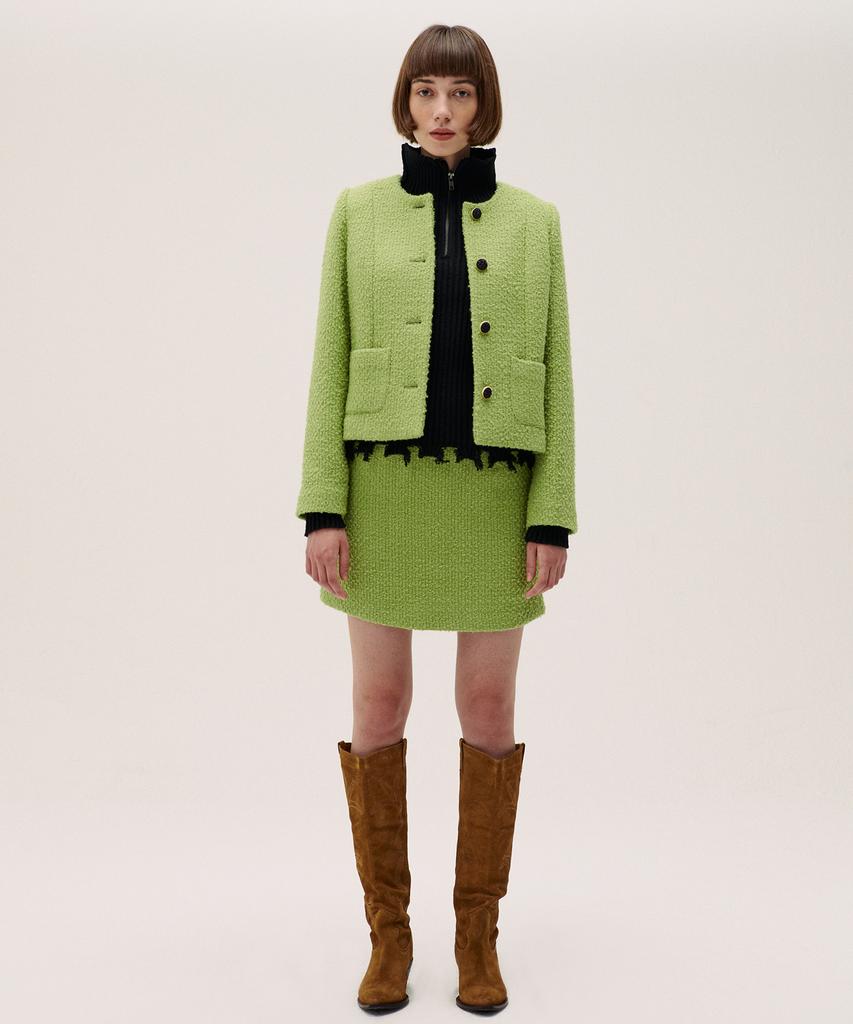 Hakesh Ave Skirt_Lime