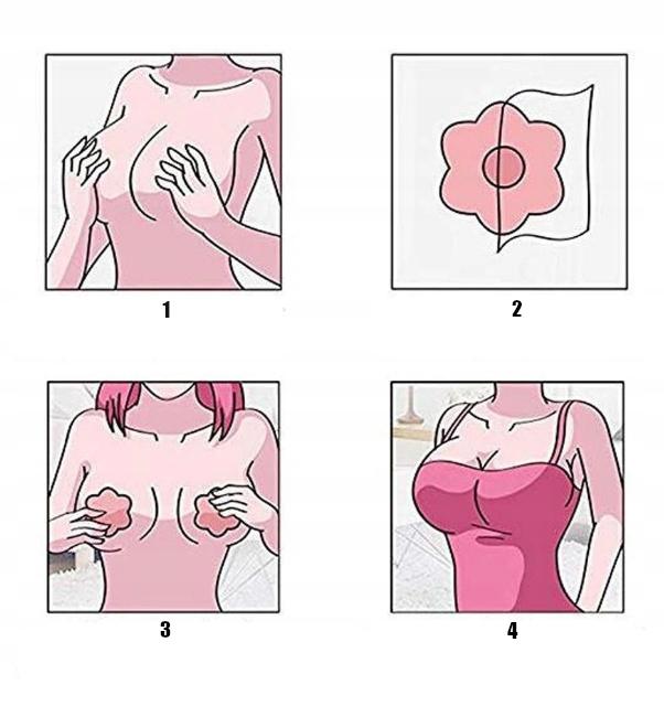 PUSH UP BREAST LIFTERS NIPPLE STICKERS