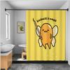 Cartoon G-Gudetama Shower Curtain Waterproof Polyester Fabric Paint Colorful Bath Curtains Home Bathroom Decor Curtain With Hook