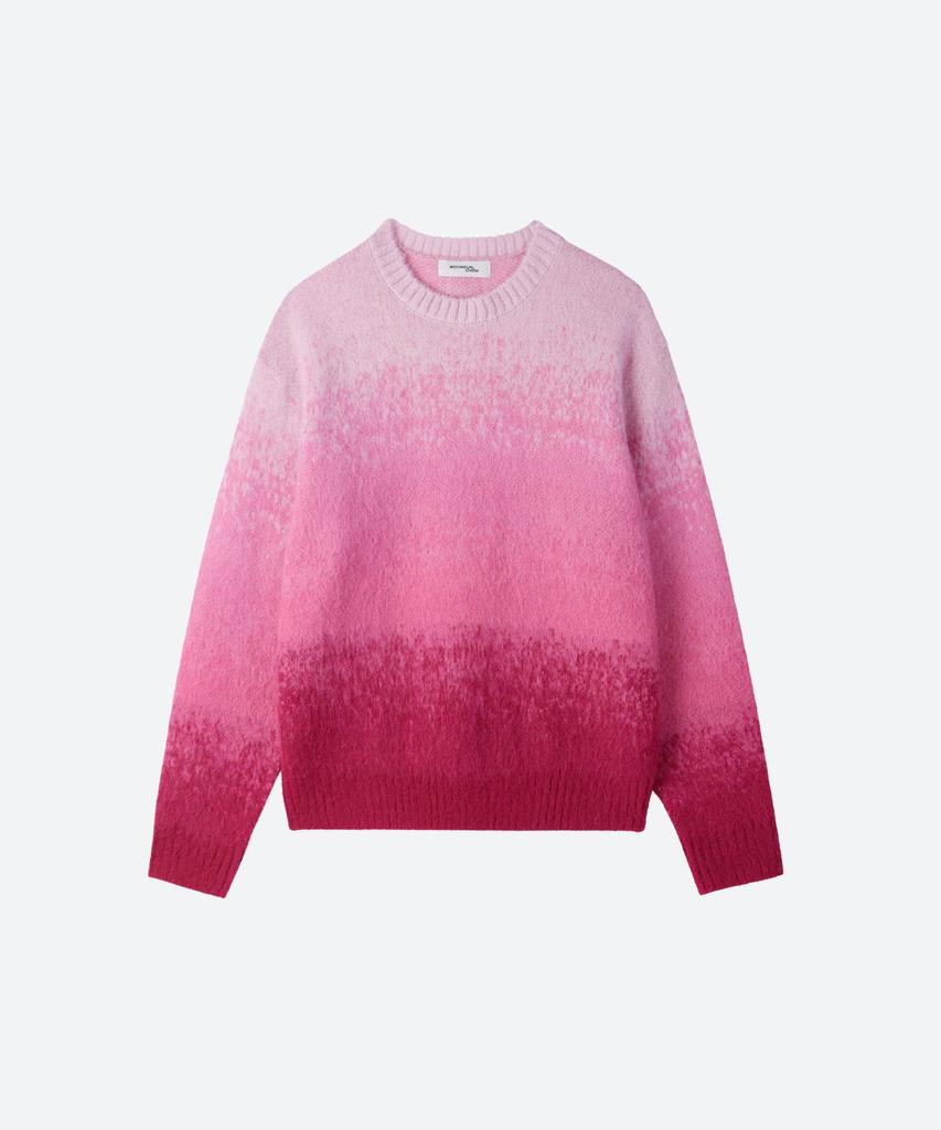 MOONSUN M.C Unisex, Gradation Hairy Knit / Pink