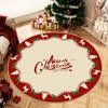 Christmas Imitation Cashmere Carpet Home Living Room Bedroom Atmosphere Christmas Decoration Red Christmas Tree Base Floor Mat