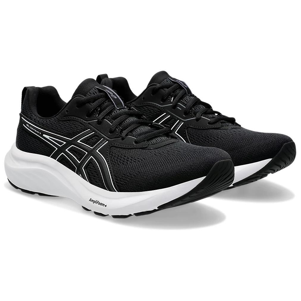 (WMNS) ASICS Gel-Contend 9 Wide 'Black White' Women's 1012B678-002