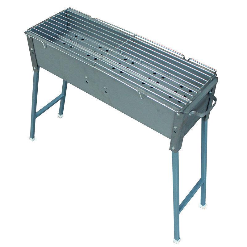 Portable Thickened Iron Alloy Outdoor BBQ Grill