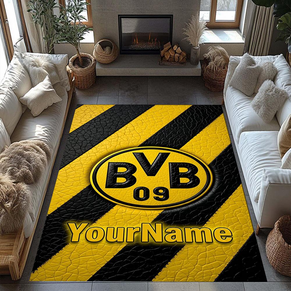 Juventus Customize Your Name Area Rug Perfect for Foyer Playrooms Hallway Bedrooms Anti-slip Rug Anime Office Decor Birthday/Christmas Gift