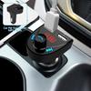 Совместимый с Bluetooth 4.2 FM-передатчик Автомобильные зарядные устройства Адаптеры для автомобильного зарядного устройства с двумя USB-портами Адаптеры для прикуривателя