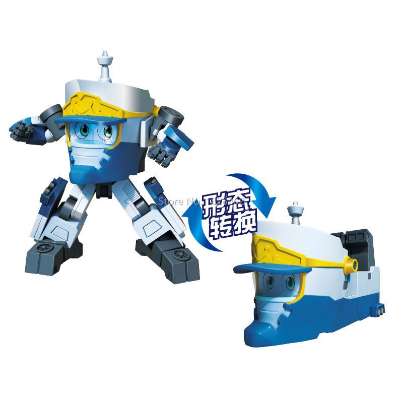 АБС Мини Китайская высокоскоростная железная дорога Суперпоезд Робот Трансформация Игрушка Деформация Машина Фигурка Действия CHSR Игрушки для Детей Подарок
