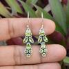 Peridot Gemstone Handmade Boho Designer Earring, Women Dangle Earring, Earring For Her, 925 Sterling Silver, Engagement Gift