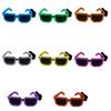 Light Up Sunglasses For Night Event Reflective Lens Glowing Eyeglasses for Music Festival Gathering Decoration