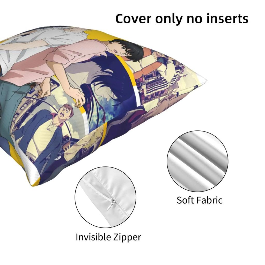Наволочка для подушки в стиле аниме «Банановая рыба» для дивана, наволочка для украшения дома, наволочка из полиэстера, японская манга, дом для подушки