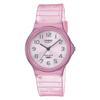 Standard Women's Quartz Analog Watch, Pink Skeleton Resin, 3-Hand, Cheap Casio, Cute Pop Style, MQ-24S-4B [Parallel Import]