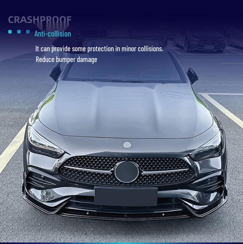 Mercedes-Benz C-Class Front Lip, Grille, Side Skirts, Rear Diffuser, Tailpipe Trim, Tail Wing Modifications