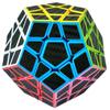 Megaminx 3x3 ZCUBE Puzle Cubo Megico Pentagon 3 By 3 Z-CUBE Megamix Magic Cube Stickerless Carbon Fiber Z CUBE Puzzle Black Side