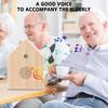 Bird Chirping Sound Box Motion-activated Singing Birds Nature Voice Sleep Aid for Recreation Area Meditation Guest Room Bathroom